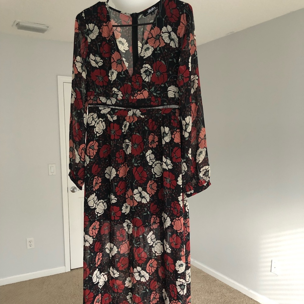 Lulu’s floral maxi dress